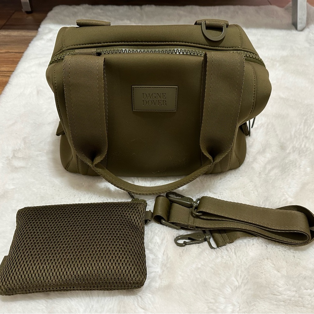 Dagne Dover Small Landon Carryall Dark Moss